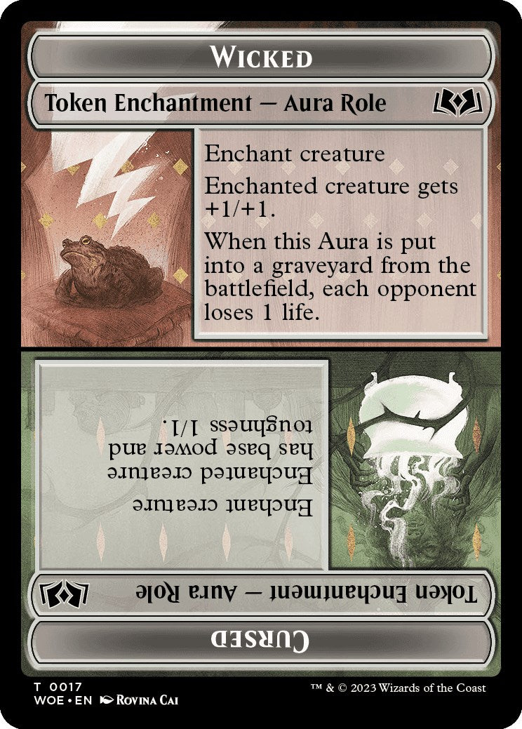 Wicked Role / Cursed Role // Emblem - On An Adventure Double-Sided Token