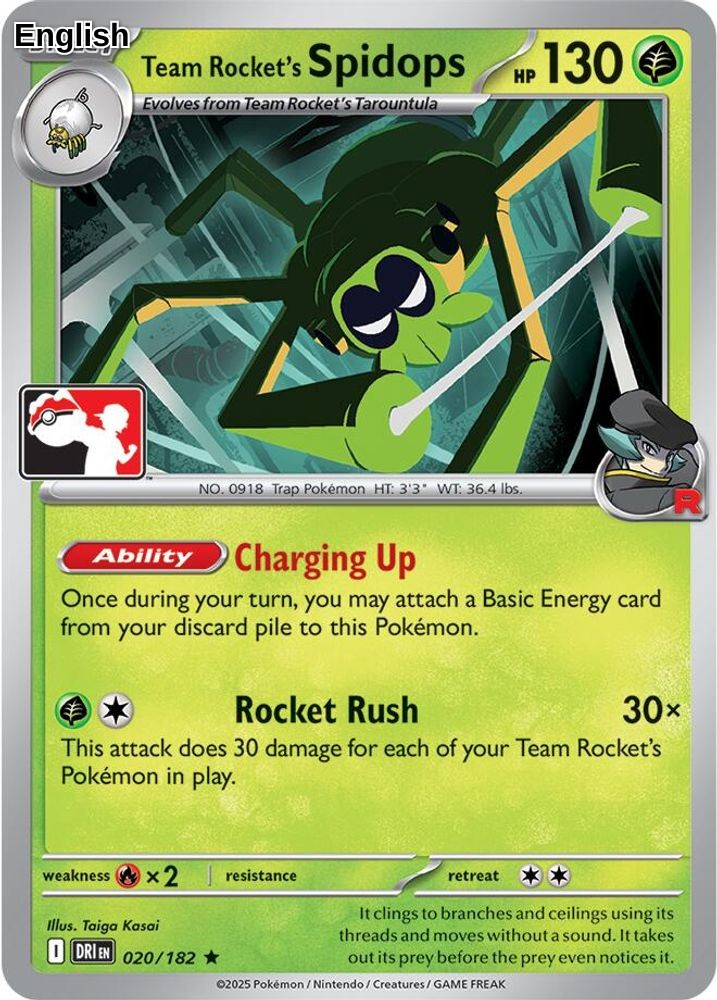 Team Rocket's Spidops  - 020/182