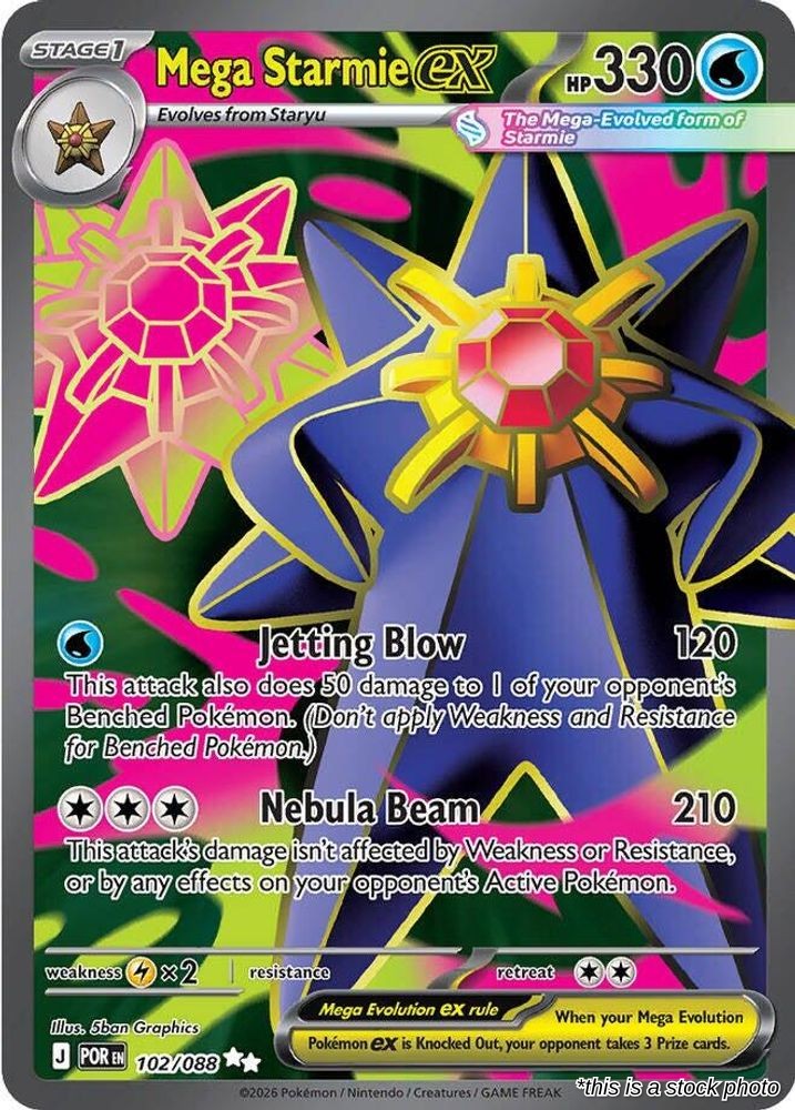Mega Starmie ex - 102/088