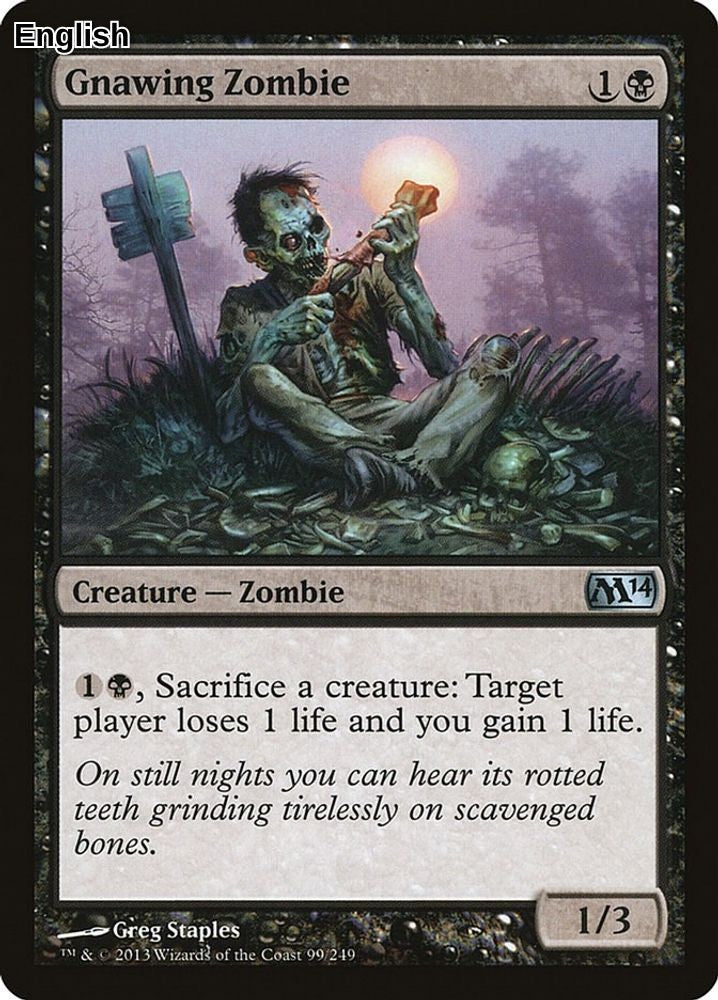 Gnawing Zombie