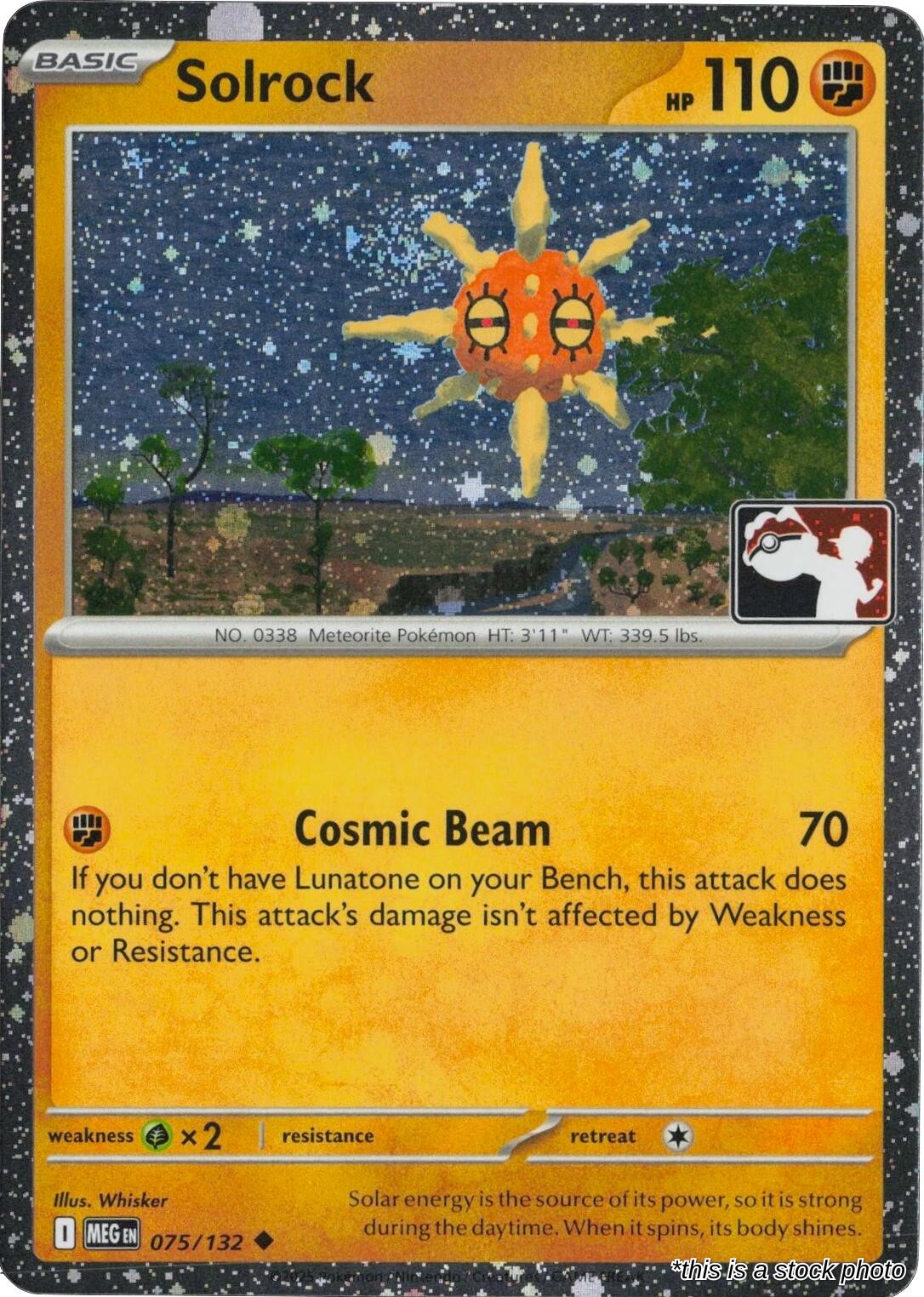 Solrock - 075/132 (Cosmos Holo)