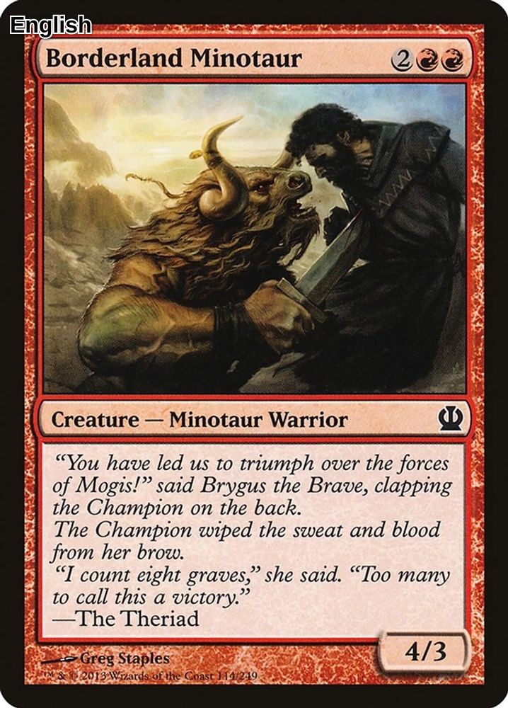 Borderland Minotaur